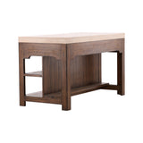 Spencer - Island - Dark Brown / Beige