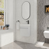 Sink Floating Bathroom Vanity With Soft Close Cabinet Door