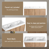 Freestanding Bathroom Vanity With Sink, Soft Close Doors