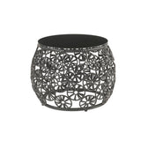 Hikre - Patio Lounge Chair & Side Table - Black / Charcoal