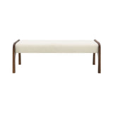 Modern Upholstered Long Bench For Kitchen