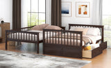 Bunk Bed With Drawers, Convertible Design