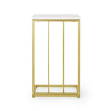 Modern Glam C - Shape End Table