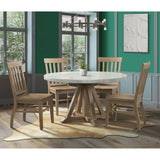 Lakeview - Slat Back Side Chair (Set of 2) - Natural Finish