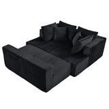 U-Shaped Modular Sectional Sofa With Double Chaise, Oversized Deep Seat For Living Room