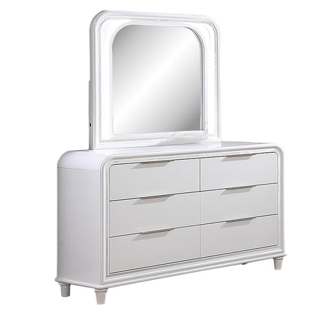 Dresser 6 Drawers - White