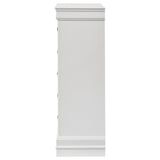 5 Drawer Bedroom Chest - White