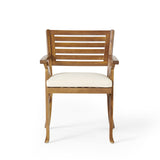 Outdoor Dining Set With Coffee Table And 2 Chairs - Teak