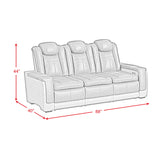 Lantana - Power Motion Sofa With Power Headrest, LED, Ddt, Reading Light And Pws