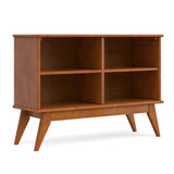 Draper - Handcrafted Low Bookcase
