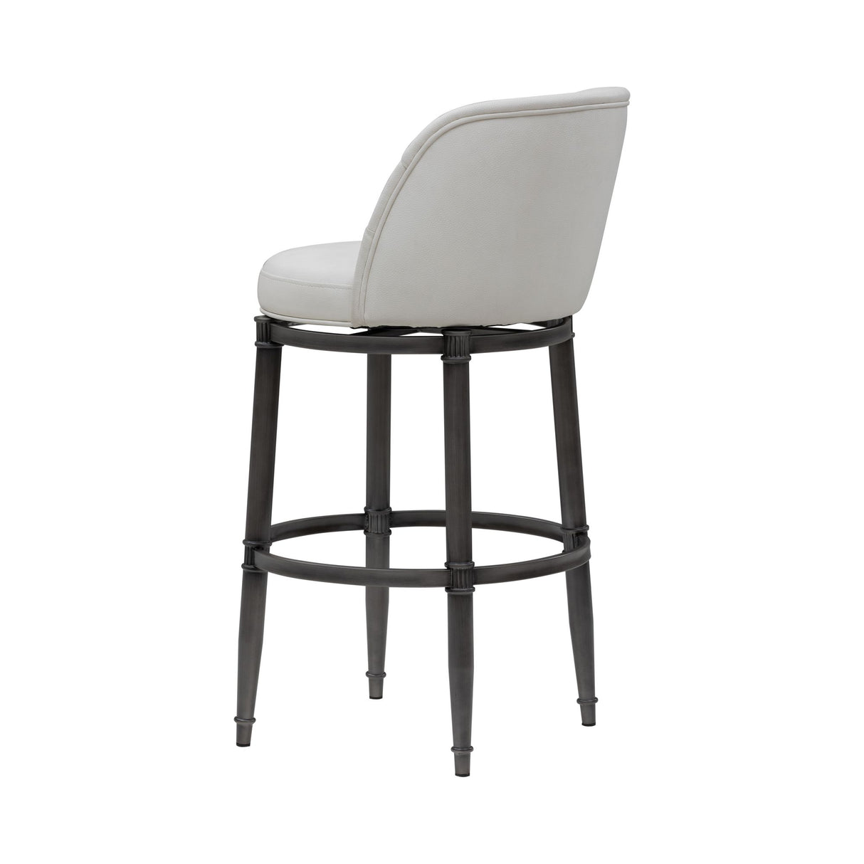 Eunice - Faux Leather Upholstered Swivel Barstool