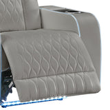 Electra - Power Recliner With Power Headrest, Massage, LED Lighting And USB Control