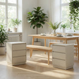 3 Drawer Nightstand, Bedroom Side Table