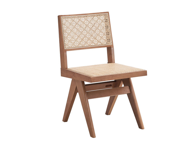 Velentina - Rattan Side Chair (Set of 2) - Natural - Chair Sets - Alpine Outlets