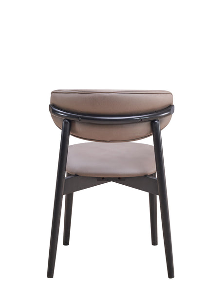 Lanae - Polished Microfiber Side Chair (Set of 2) - Gray - Chair Sets - Alpine Outlets