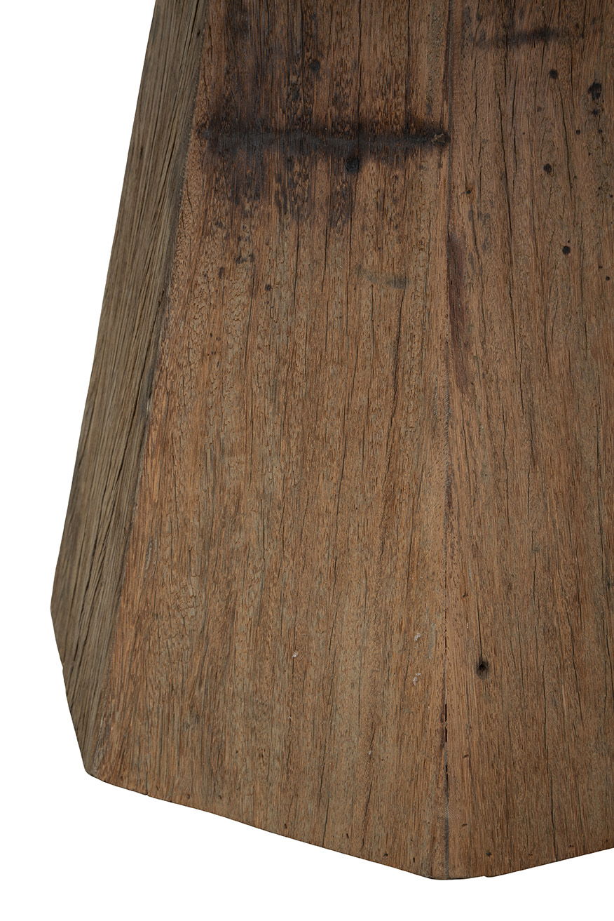 Phoebe - Marble Dining Table - Black / Light Brown
