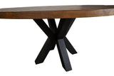 Bridgerton - Dining Table - Light Brown / Black