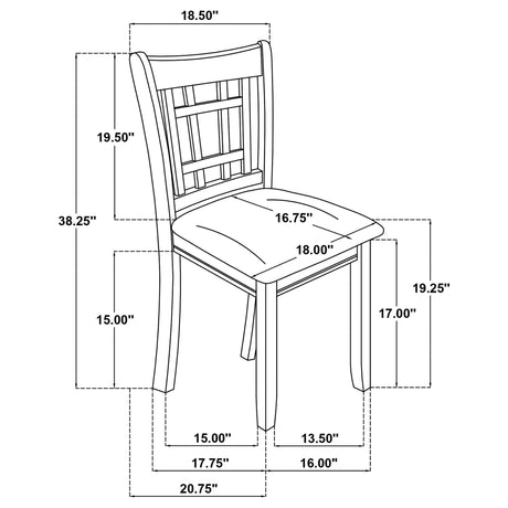 Davis - Dining Side Chair (Set of 2) - Light Oak