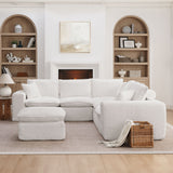 Sectional Sofa With Moveable Ottoman
