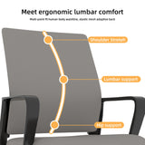 Minimalist Office Chair & Soft Backrest