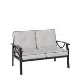 Patio Furniture Set & Coffee Table And Cushions For Backyard