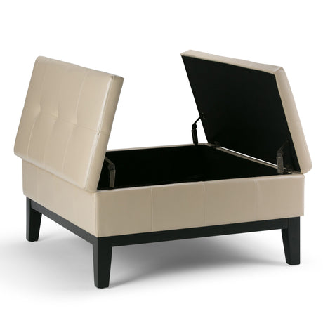 Dover - Multifunctional Lift Top Coffee Table Storage Ottoman - Storage Ottomans - Alpine Outlets