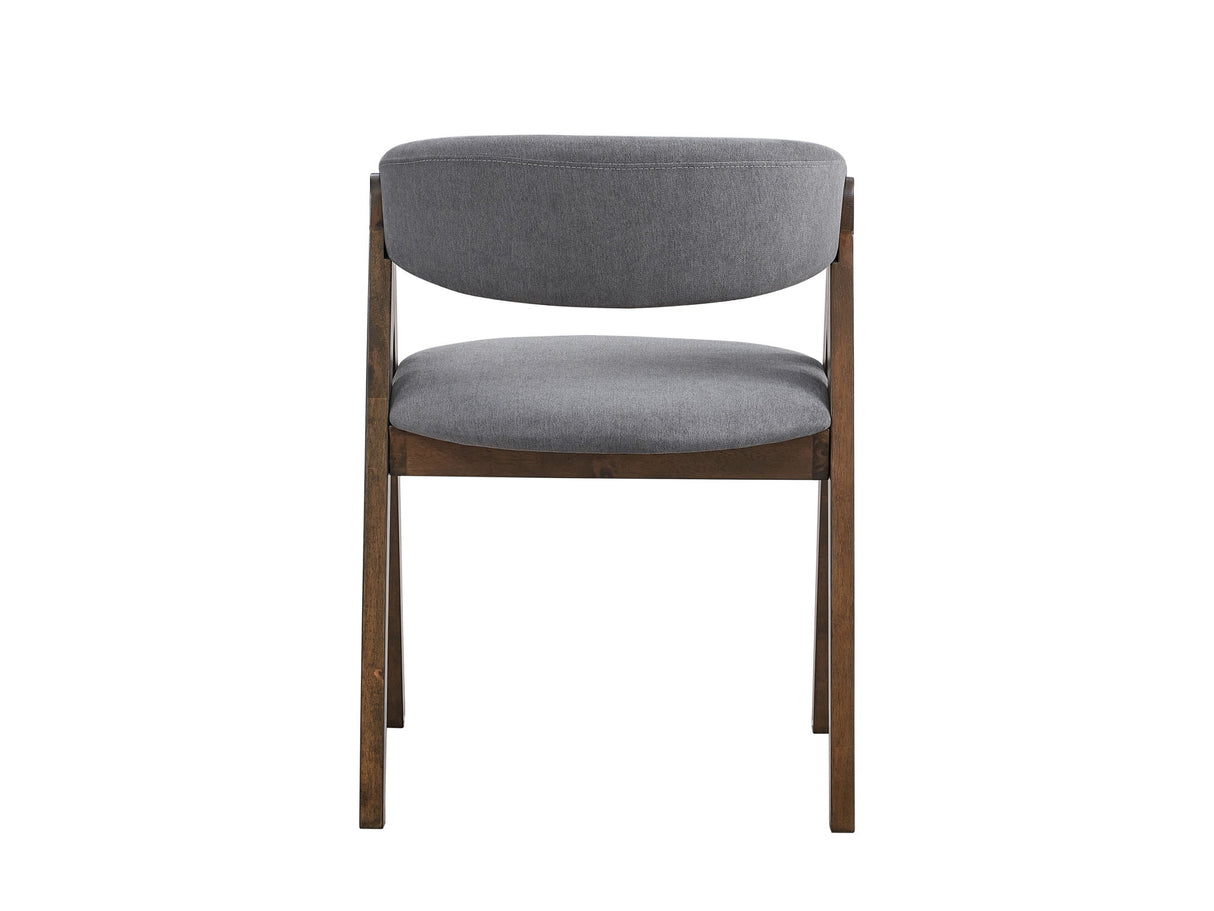 Keiki - Side Chair (Set of 2) - Gray - Chair Sets - Alpine Outlets