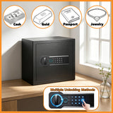 Home Safe, Fingerprint & Digital Keypad Lock, Security Cabinet