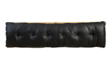 Osborne - Leather Bench - Black / Light Brown
