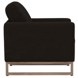 Accent Chair With Track Arm Design