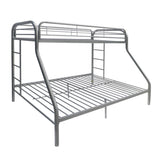 Tritan - Twin / Full Bunk Bed - Silver