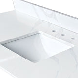 Bathroom Vanity Top With Undermount Sink, 3 Pre Drilled Holes