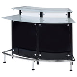 Keystone - Home Bar With Stemware & Wine Storage - Black