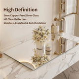 Modern Frameless Bathroom Vanity Mirror