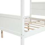 Canopy Platform Bed With Headboard And Footboard, Slat Support Leg