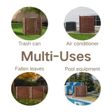 3 Panel Outdoor Air Conditioner Fence Screen