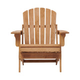 Oversize Outdoor Folding Adirondack Chair, Patio Chair For Garden