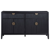 Mason - 2 Drawer Sideboard Storage Furniture - Black