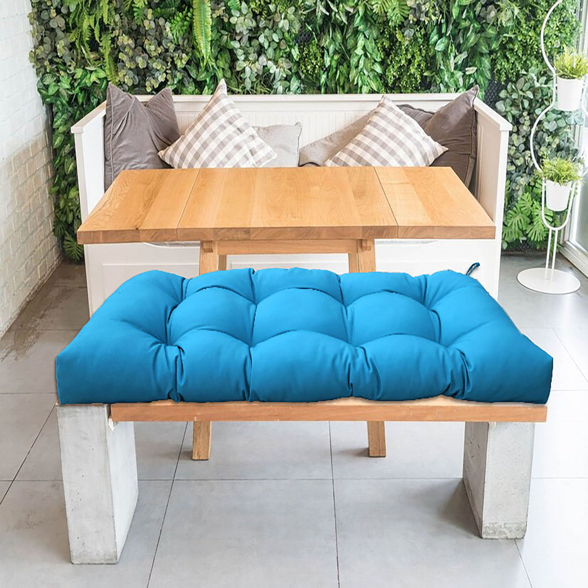 Outdoor Bench Cushions With Weather-Resistant Fabric