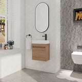 Sink Floating Bathroom Vanity With Soft Close Cabinet Door