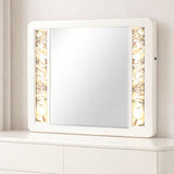 La Pierre - Rectangular Mirror & LED Lighting Panels - Beige