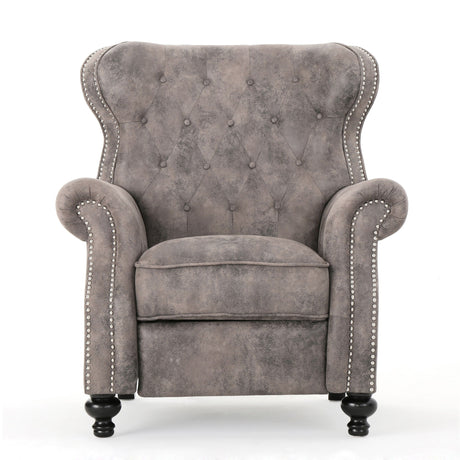 Modern Manual Push Back Recliner Chair