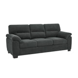 3 Seater Sofa With Padded Armrests And Triangular Leg