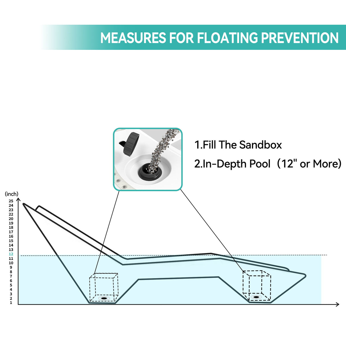 S - Shaped Pool Lounger, Ergonomic Design