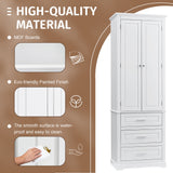 Tall Storage Cabinet With 3 Drawers For Bathroom