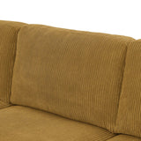 Upholstered Sectional With Toss Pillows