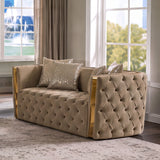 Naomi - Button Tufted Loveseat