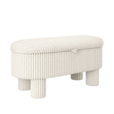 Storage Ottoman Upholstered Bench With Lift Top Storage For Bedroom