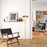 Spectra - Tall Corner Floor Lamp For Living Room - Gold