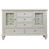 Dennis - 4 Piece Eastern King Bedroom Set - Cream White